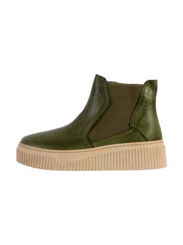 Divine Factory Sneaker Montante aus Leder Alénoa Grün
