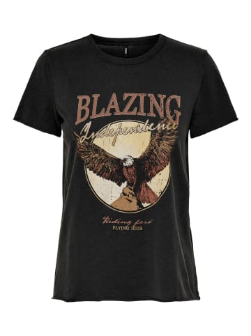 ONLY T-Shirt ONLLUCY in Schwarz