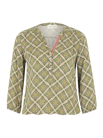 CARTOON Casual-Bluse mit Muster in Grün/Violett