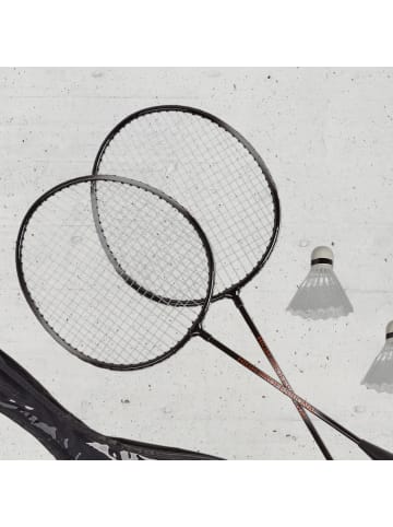 relaxdays 16tlg. Badmintonset Set in Grau