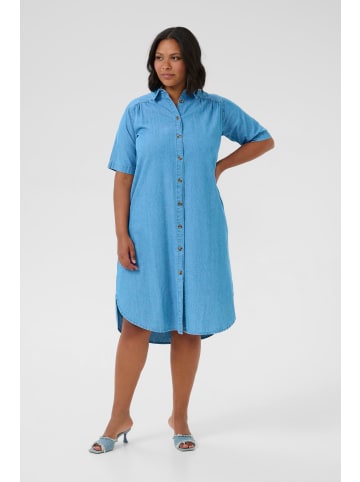 KAFFE curve Kleid KClouisa Loose fit in Medium Blue Chambray