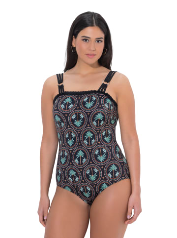 Ulla Popken Badeanzug in schwarz