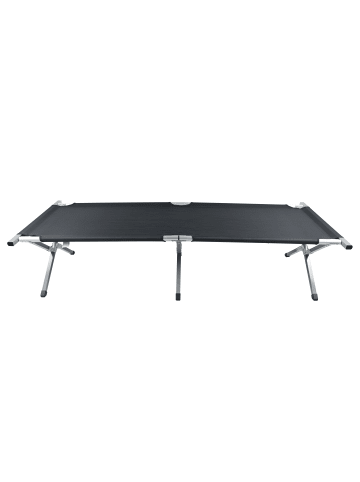 VCM  Alu Campingbett Feldbett 190cm Tosali M in Schwarz