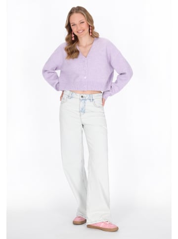 myMo Cardigan in lilac melange