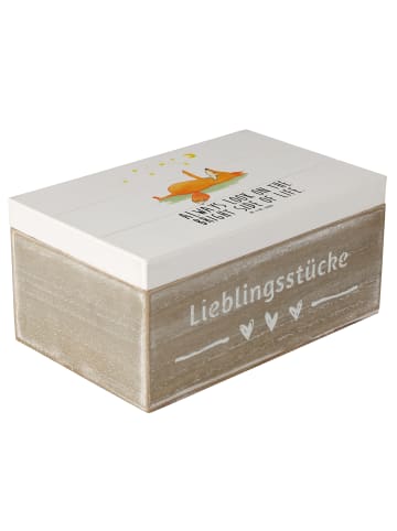Mr. & Mrs. Panda Aufbewahrungsbox Fuchs Sterne mit Spruch in Weiß