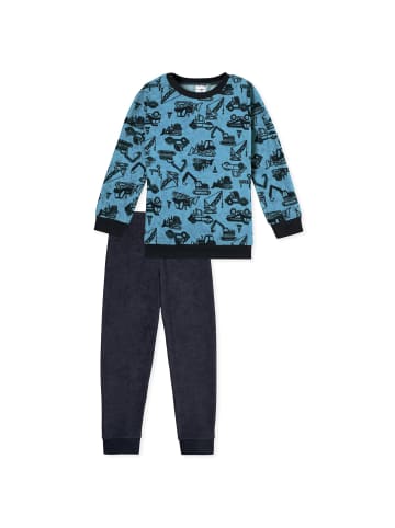 Schiesser Pyjama in Blau