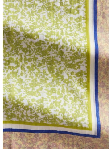 Marc O'Polo Schal mit Allover-Print in Medium Green