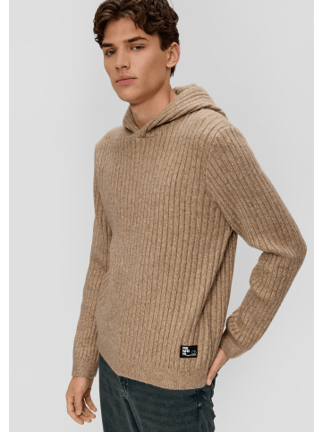 QS Strickpullover langarm in Braun