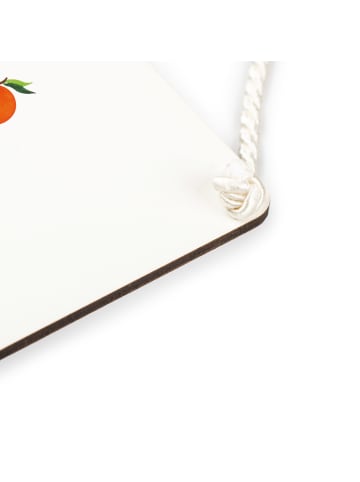 Mr. & Mrs. Panda Schild Igel Grillen ohne Spruch in Weiß