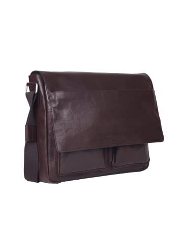 Strellson Messenger 'Kenley Jeremy in Dunkelbraun 39,00 x 31,00 x 9,00 cm'