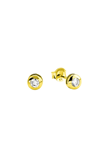 Amor Ohrstecker Gold 585/14 ct in Gold