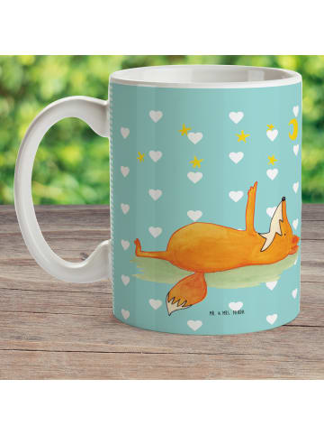 Mr. & Mrs. Panda Kinderbecher Fuchs Sterne ohne Spruch in Türkis Pastell