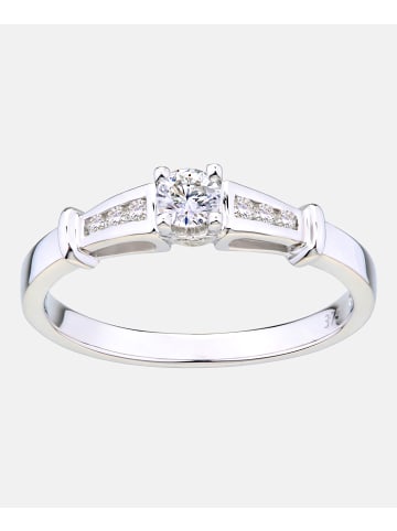 Diamant L'éternel Verlobungsring aus 375 Weißgold mit 0.25 Karat Diamant