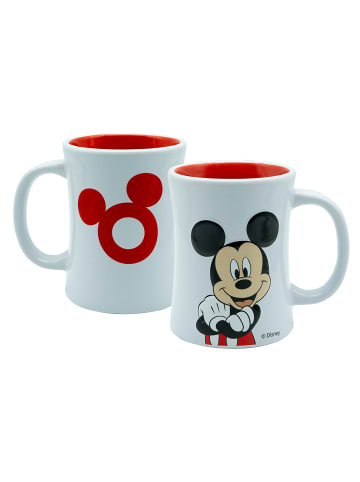 Geda Labels Tasse Mickey 3D Relief  in Rot - 360ml