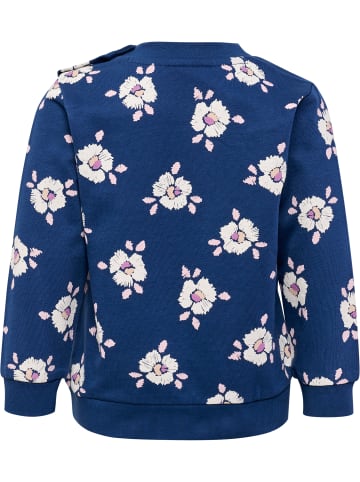 Hummel Druckknopf Sweatshirt Hmlbloom Mädchen in DARK DENIM