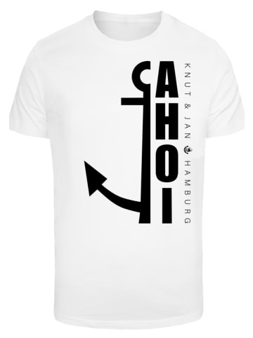 F4NT4STIC T-Shirt Ahoi Anker Crop Knut & Jan Hamburg in weiß