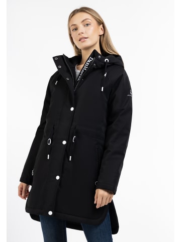 DreiMaster Damen Winterjacke in Schwarz