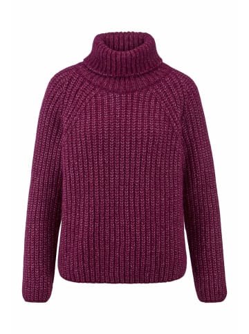 Hessnatur Strick Rollkragenpullover in fuchsia