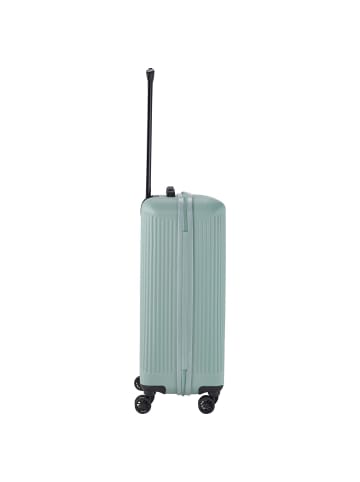 travelite Bali - 4-Rollen-Trolley M 67 cm (weiß/cognac) in mint