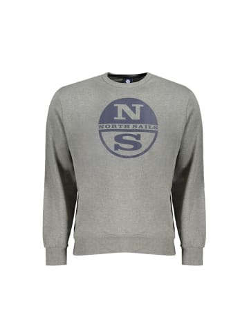 North Sails Graues Baumwoll-Sweatshirt