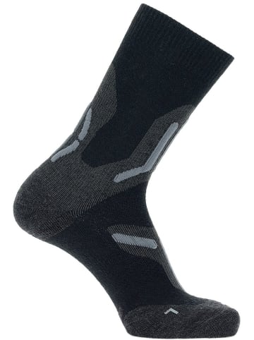 UYN Socke "Trekking 2In Merino Mid Socks" in Schwarz