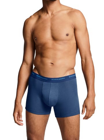 Scotch & Soda Boxershorts SCSO Men Base Logo Boxer 3er Pack in Blue