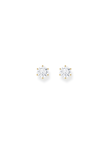 Thomas Sabo 925 Sterling Silber vergoldet Ohrstecker