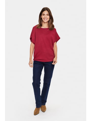 SAINT TROPEZ Strickpullover MilaSZ Casual fit in Rio Red