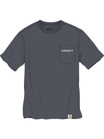 CARHARTT T-Shirt "Irvine Relaxed Grill T-Shirt" in Blau