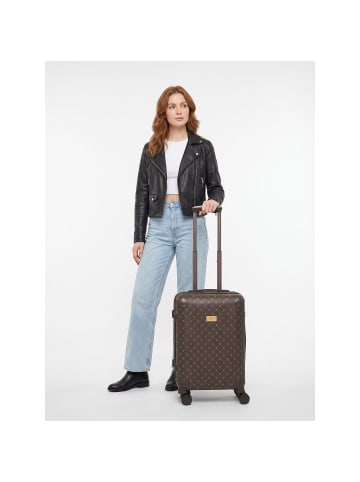 Lazarotti Palermo 4 Rollen Kabinentrolley S 55 cm dark brown