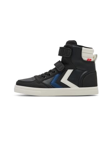 Hummel Klettverschluss Sneaker Slimmer Stadil Kinder in BLACK/BLUE