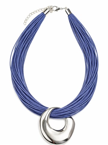 collezione alessandro Kurze Kette " Evora " in blau