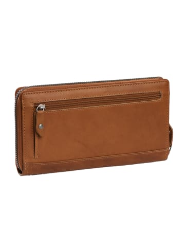 The Chesterfield Brand Halle Geldbörse RFID Schutz Leder 19 cm cognac