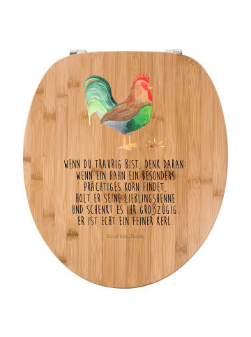 Mr. & Mrs. Panda Klobrille Hahn Korn mit Spruch in Braun