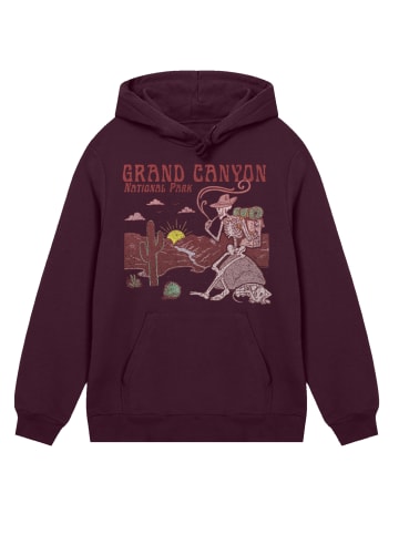 F4NT4STIC Hoodie US National Parks Grand Canyon Sunrise in maroon