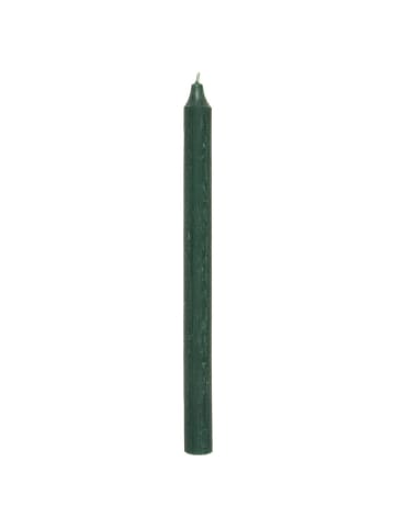 IB Laursen Stabkerze rustikal 29 cm aus Ø 2,2 cm in dunkelgrün