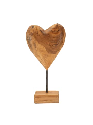 Mauro Ferretti Braune Holzskulptur 20x12x37 cm