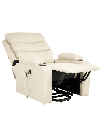 Beliani 2-tlg Fernsehsessel ETER in Beige