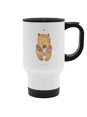 Mr. & Mrs. Panda thermosbecher Bär Baby ohne Spruch in Weiß