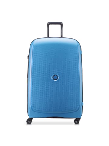 Delsey Belmont Plus 4 Rollen Kabinentrolley XL 83 cm mit Dehnfalte in zink blau