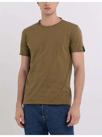 Replay T-shirt Basic Jersey 30/1 in grün