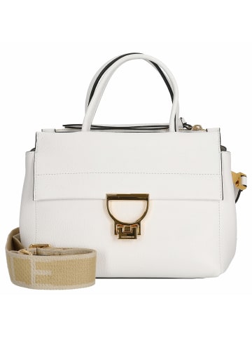 COCCINELLE Arlettis Signature - Henkeltasche 24 cm in brillant white