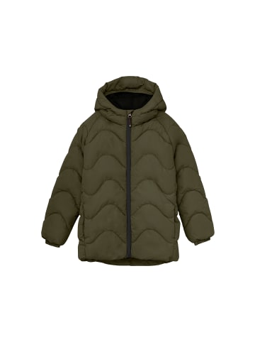 Color Kids Steppjacke COJacket W. HoodQuilt in Grün