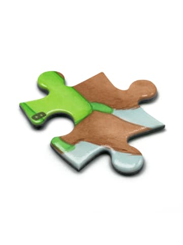 Mr. & Mrs. Panda Puzzle Bär Flugzeug Design mit Spruch in Weiß