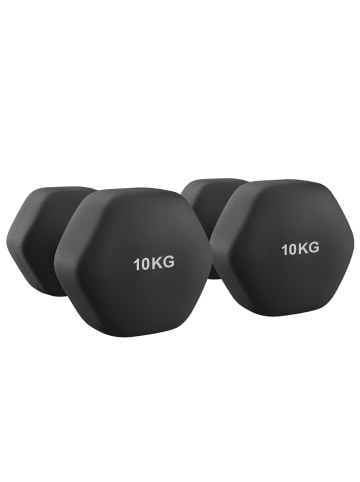 SONGMICS 2er-Set: Kurzhanteln Stefan in Schwarz - (B)11.3 x (H)11 x (T)23.3 cm