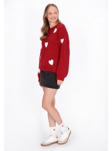 myMo Sweater in red white