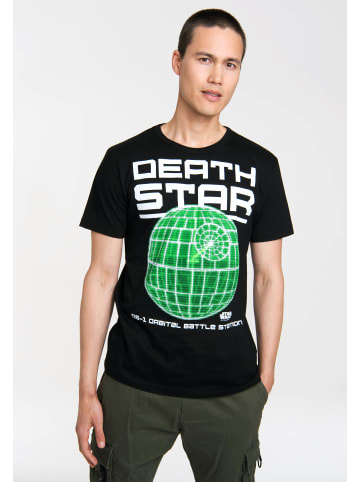 Logoshirt T-Shirt Star Wars - Death Star in schwarz