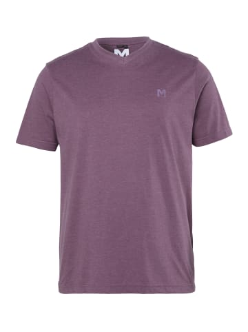 Men Plus Kurzarm T-Shirt in pflaume