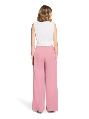 Vera Mont Jumpsuit mit weitem Bein in Rosé/Cream