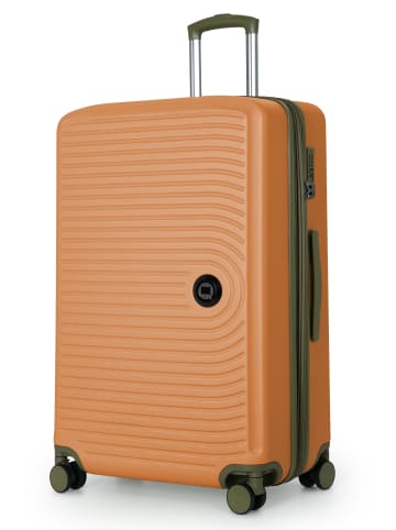 Hauptstadtkoffer Mitte - Großer Reisekoffer Trolley Aufgabegepäck Koffer 77cm XXL Erweiterung TSA 130L in Marille